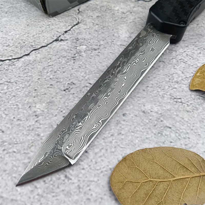 2024 NUEVO CLERICO HERETICO II Cuchillo táctico asistido Cuchillos de bolsillo de bolsillo Alta rigidez Damasco Cuchillo EDC Her