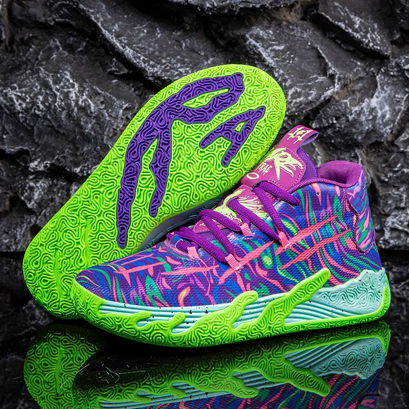 2024 Nuevos zapatos de baloncesto Hombres transpirables cómodos de entrenamiento Sports Basketball zapatillas para mujeres envío