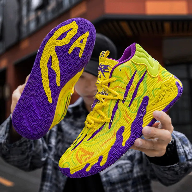 2024 Nuevos zapatos de baloncesto Hombres transpirables cómodos de entrenamiento Sports Basketball zapatillas para mujeres envío