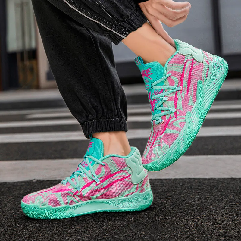 2024 Nuevos zapatos de baloncesto Hombres transpirables cómodos de entrenamiento Sports Basketball zapatillas para mujeres envío