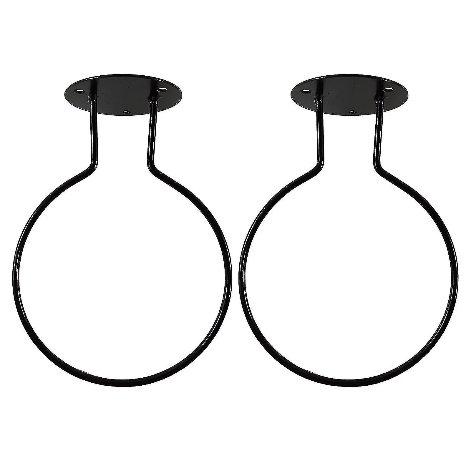 2pcs Soporte de pelota montado en la pared para baloncesto voleibol rugby fútbol
