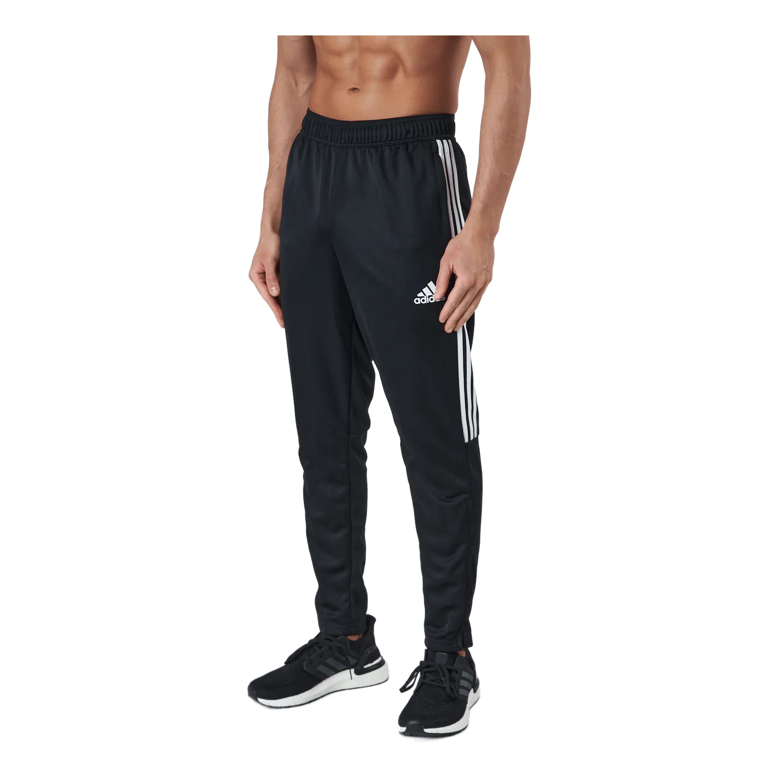 ADIDAS AEROREADY SERENO SLIM TAPERED CUT 3STRIPES PANTS BLACK