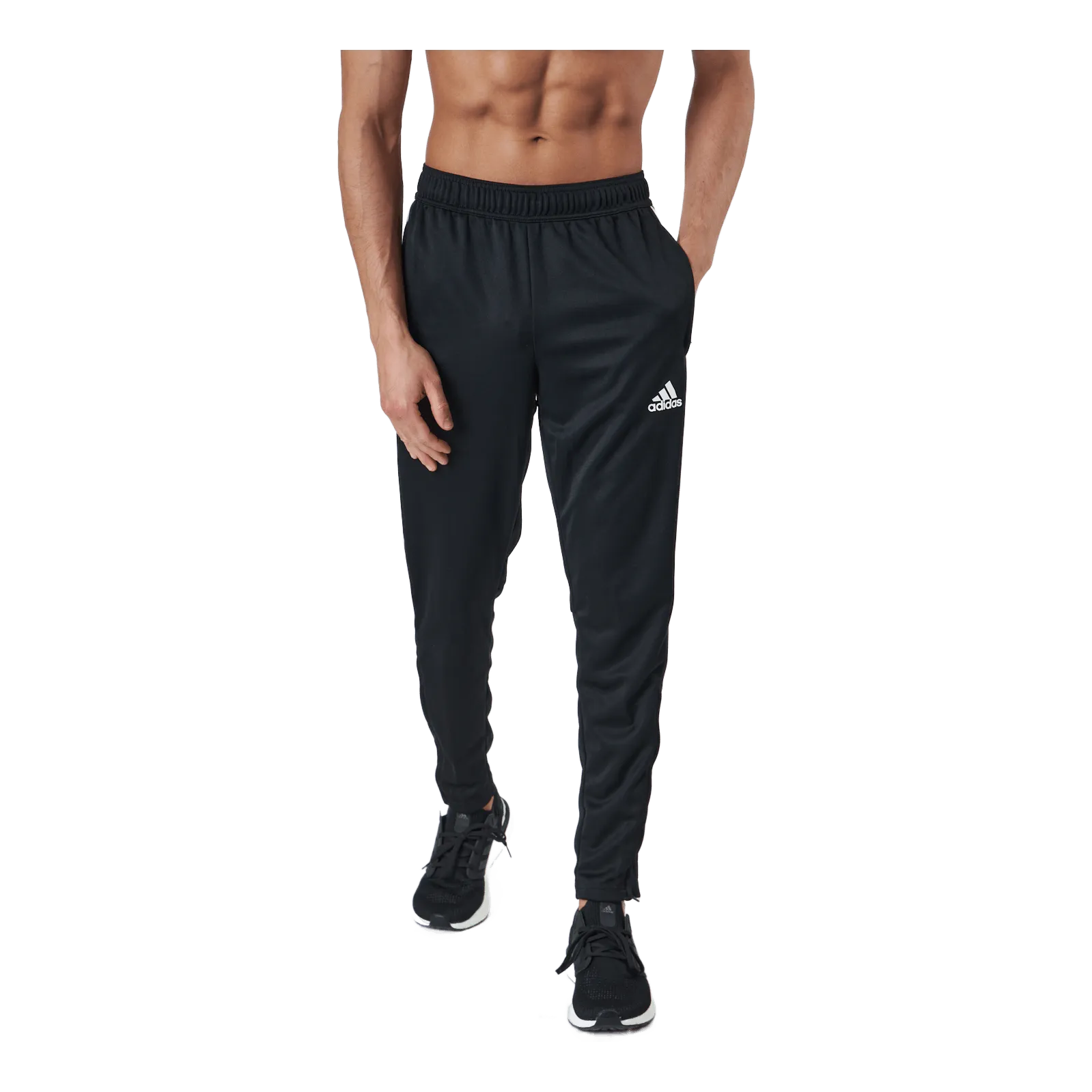 ADIDAS AEROREADY SERENO SLIM TAPERED CUT 3STRIPES PANTS BLACK