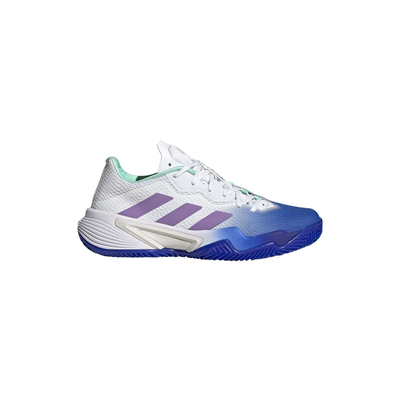 Adidas Barricade Clay Blanco Azul Mujer
