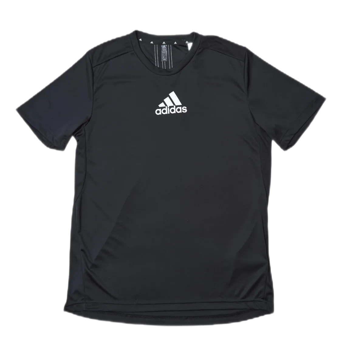 ADIDAS D2M 3 STRIPES TSHIRT BLACK / WHITE