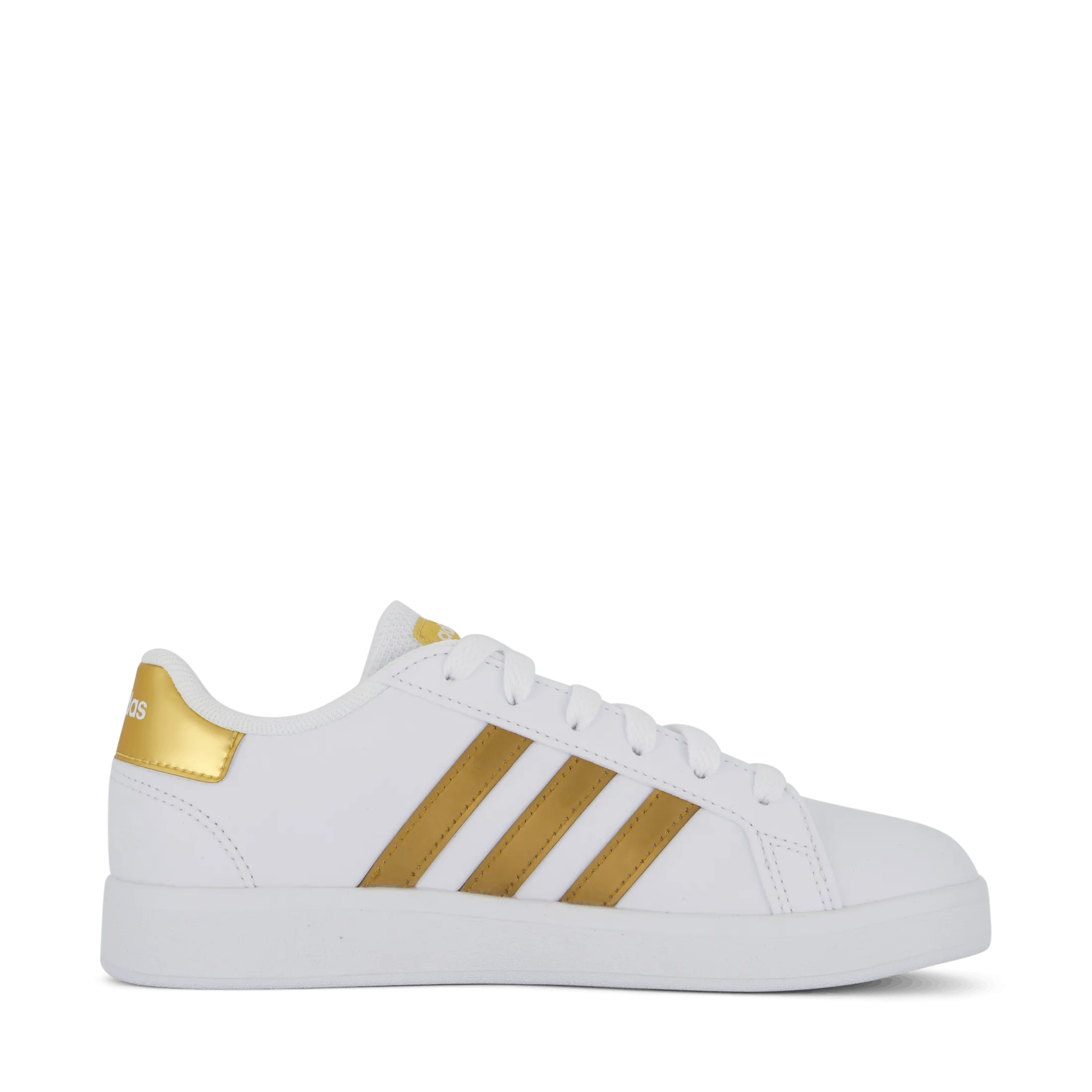 Adidas Grand Court Sustainable Lace Shoes Cloud White / Cloud White / Matte Gold