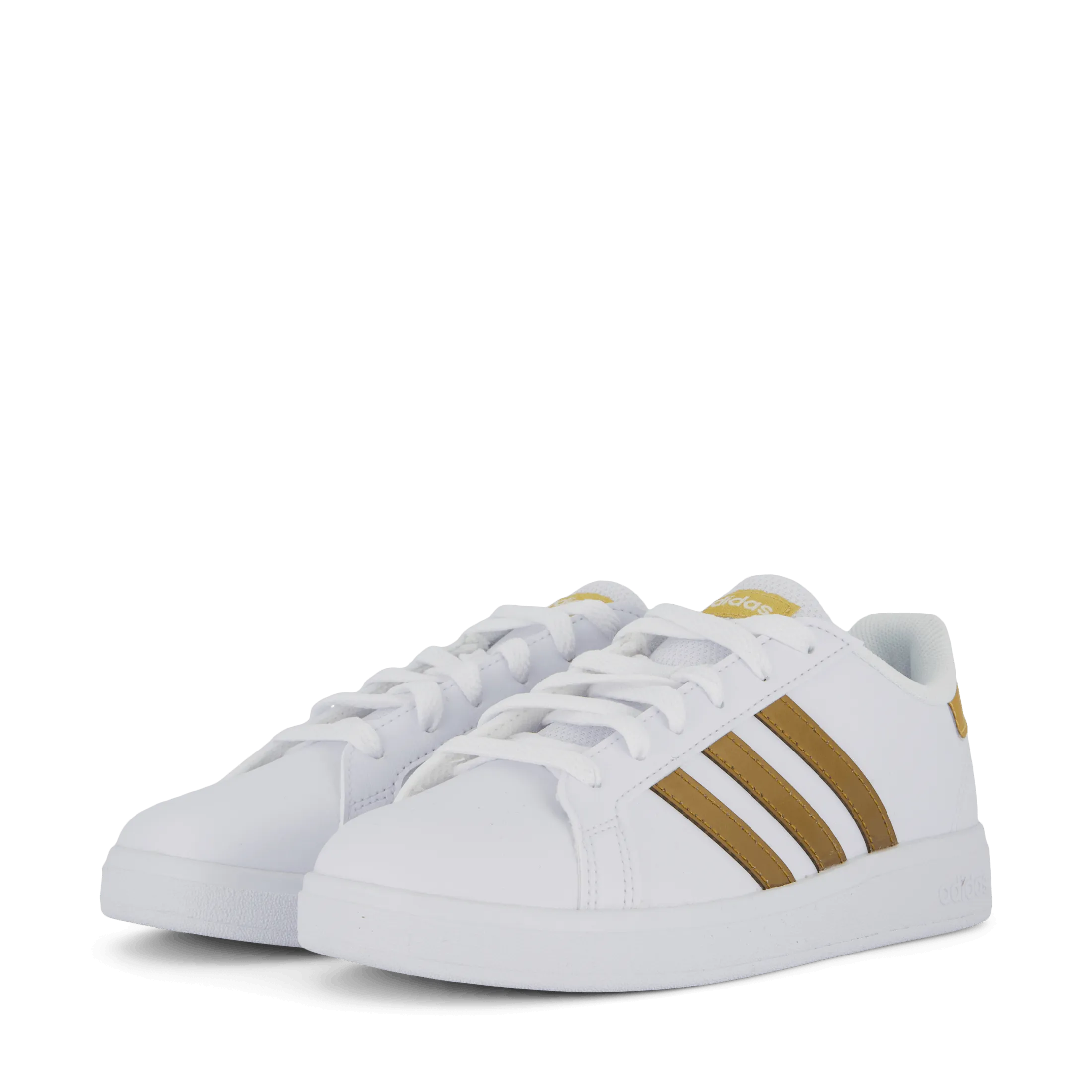 Adidas Grand Court Sustainable Lace Shoes Cloud White / Cloud White / Matte Gold