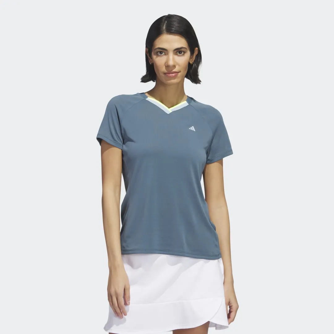 ADIDAS ORIGINALS ULTIMATE365 TOUR HEAT.RDY VNECK GOLF TOP