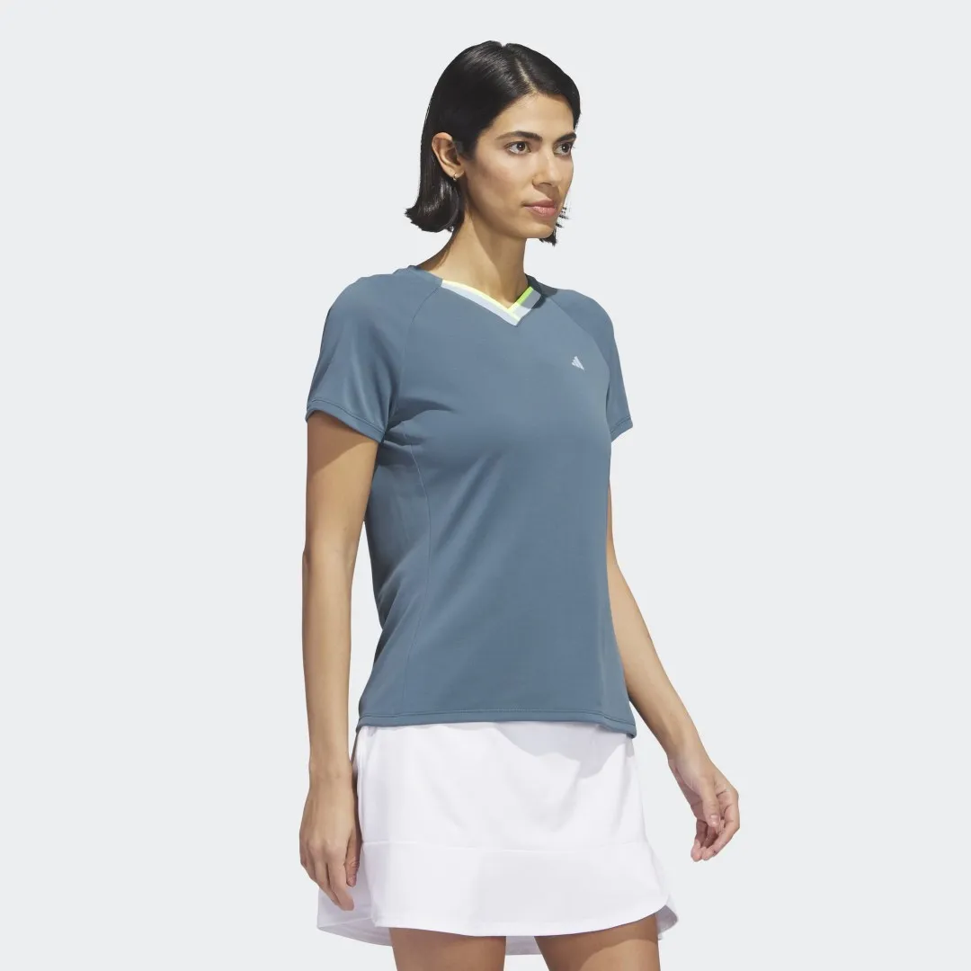 ADIDAS ORIGINALS ULTIMATE365 TOUR HEAT.RDY VNECK GOLF TOP