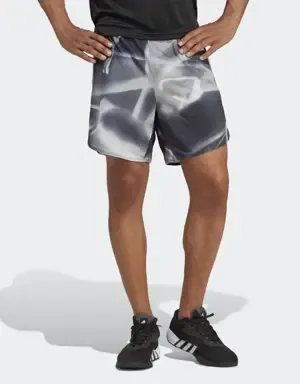 Adidas Pantalón corto Designed for Training HEAT.RDY HIIT Allover Print
