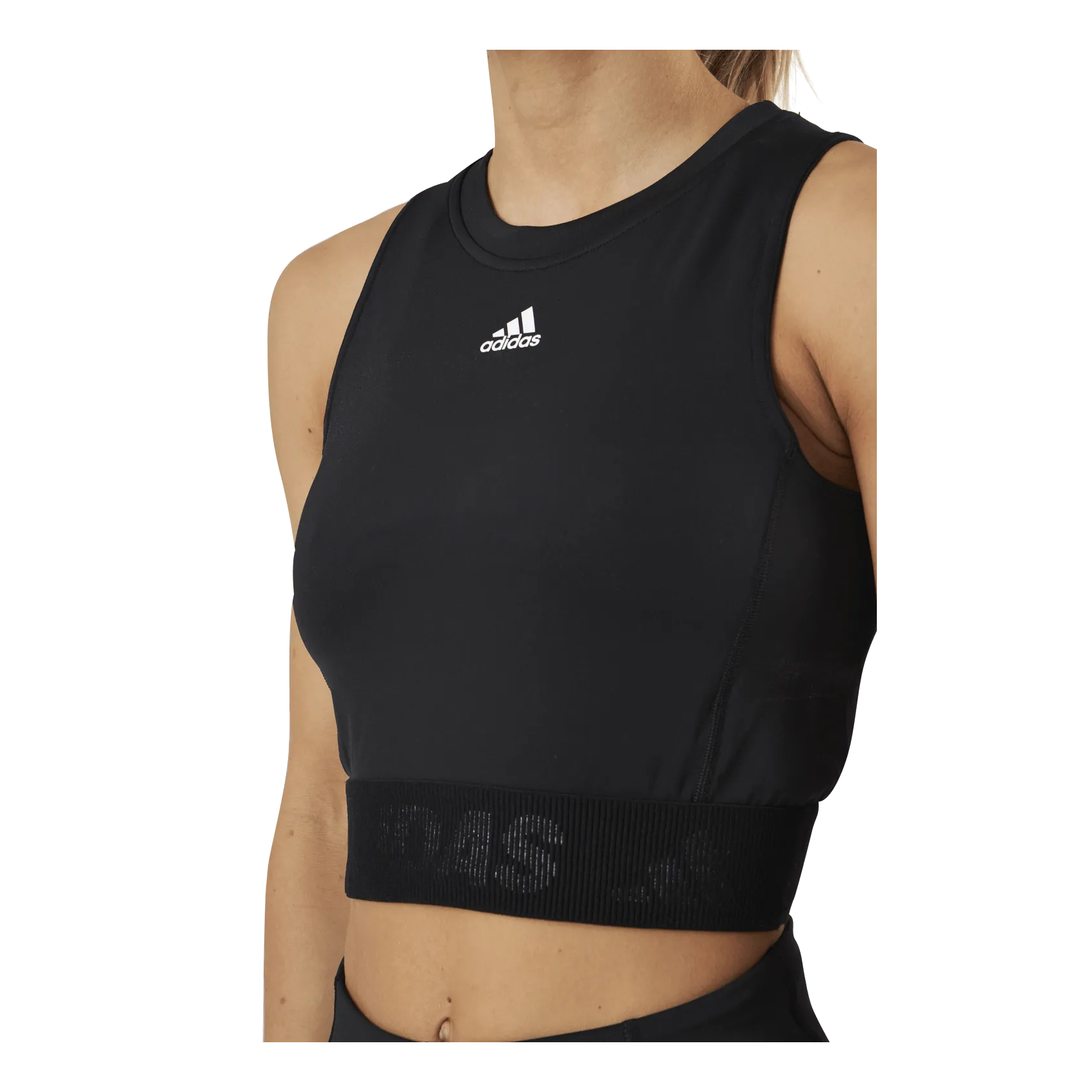 Adidas Techfit Crop Black / White