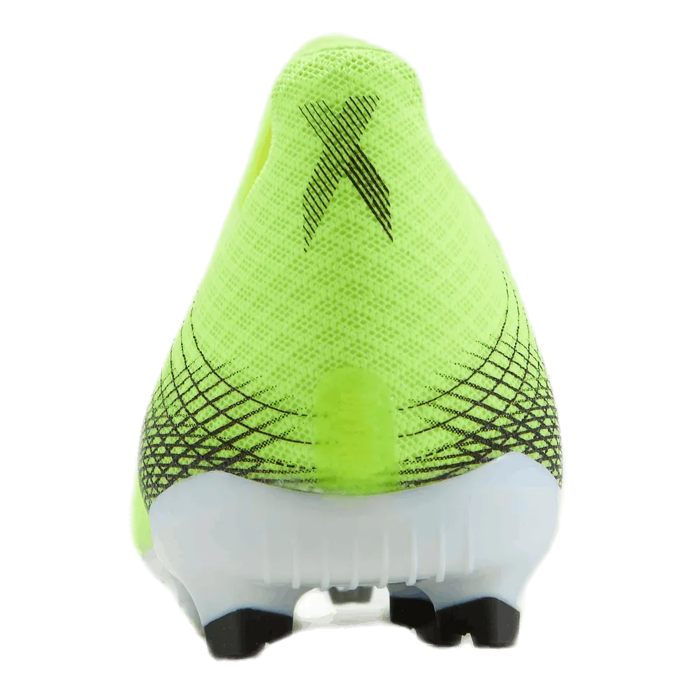 Adidas X Ghosted.1 Fg J Solar Yellow / Core Black / Team Royal Blue
