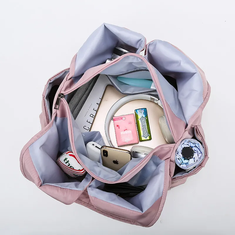 AL0LULU Bolsa de yoga Bolsa de viaje para mujer Gran capacidad Mujer Separación seca y húmeda Deportes Fitness Bolso Duffel Bols