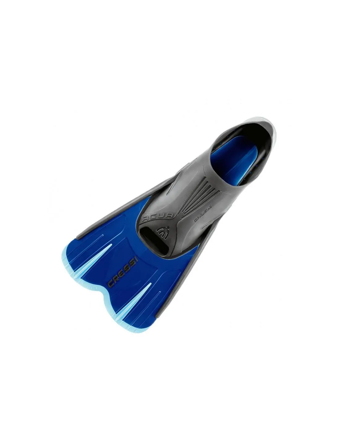 Aletas de Snorkel Cressi Sub Agua Short Azul
