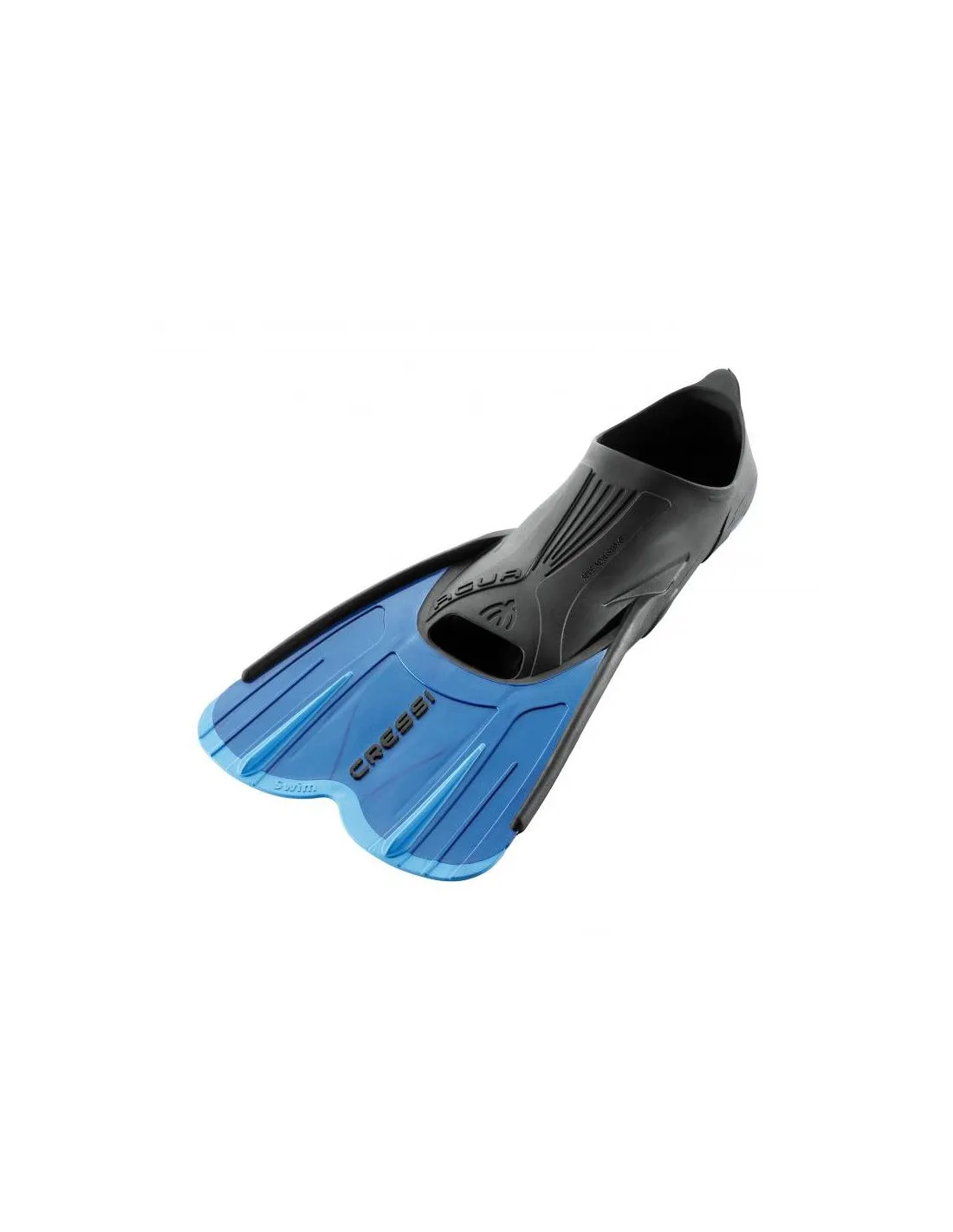 Aletas de Snorkel Cressi Sub Agua Short Azul