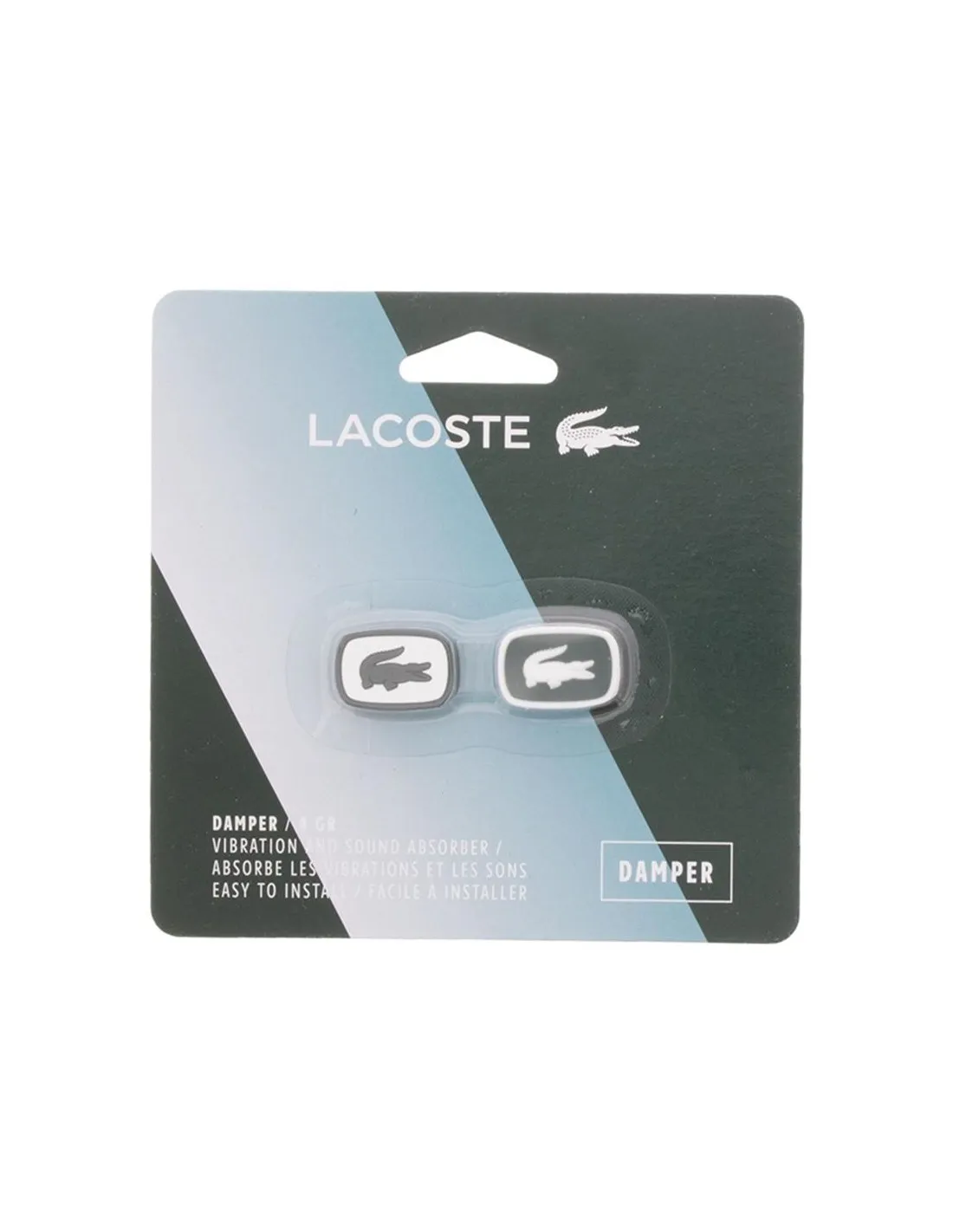 Antivibrador de Tenis Lacoste Dampener White