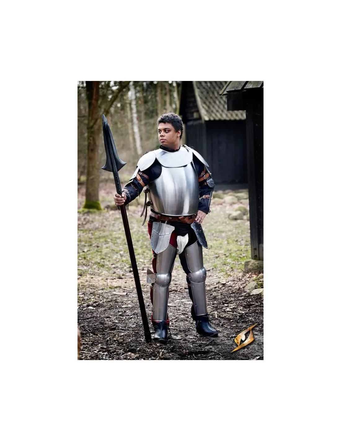 Armadura completa de soldado medieval