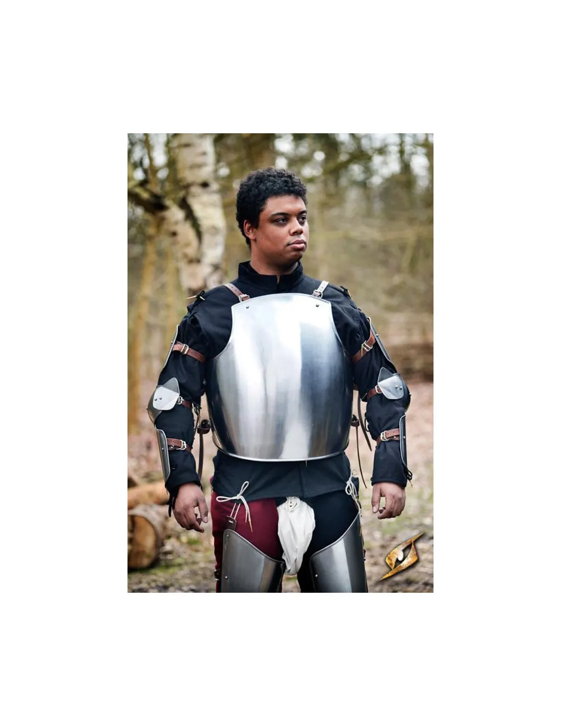 Armadura completa de soldado medieval
