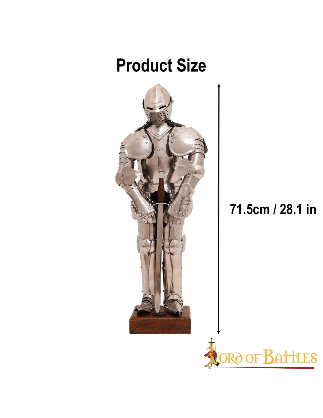 Armadura en miniatura Duque de Borgoña (71,5 cm.)
