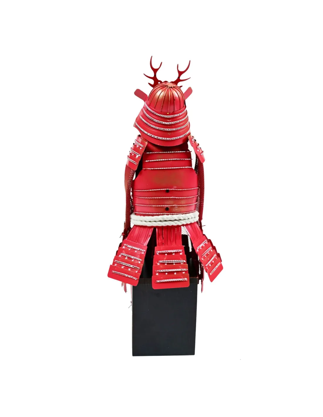 Armadura Japonesa en miniatura, acabado rojo