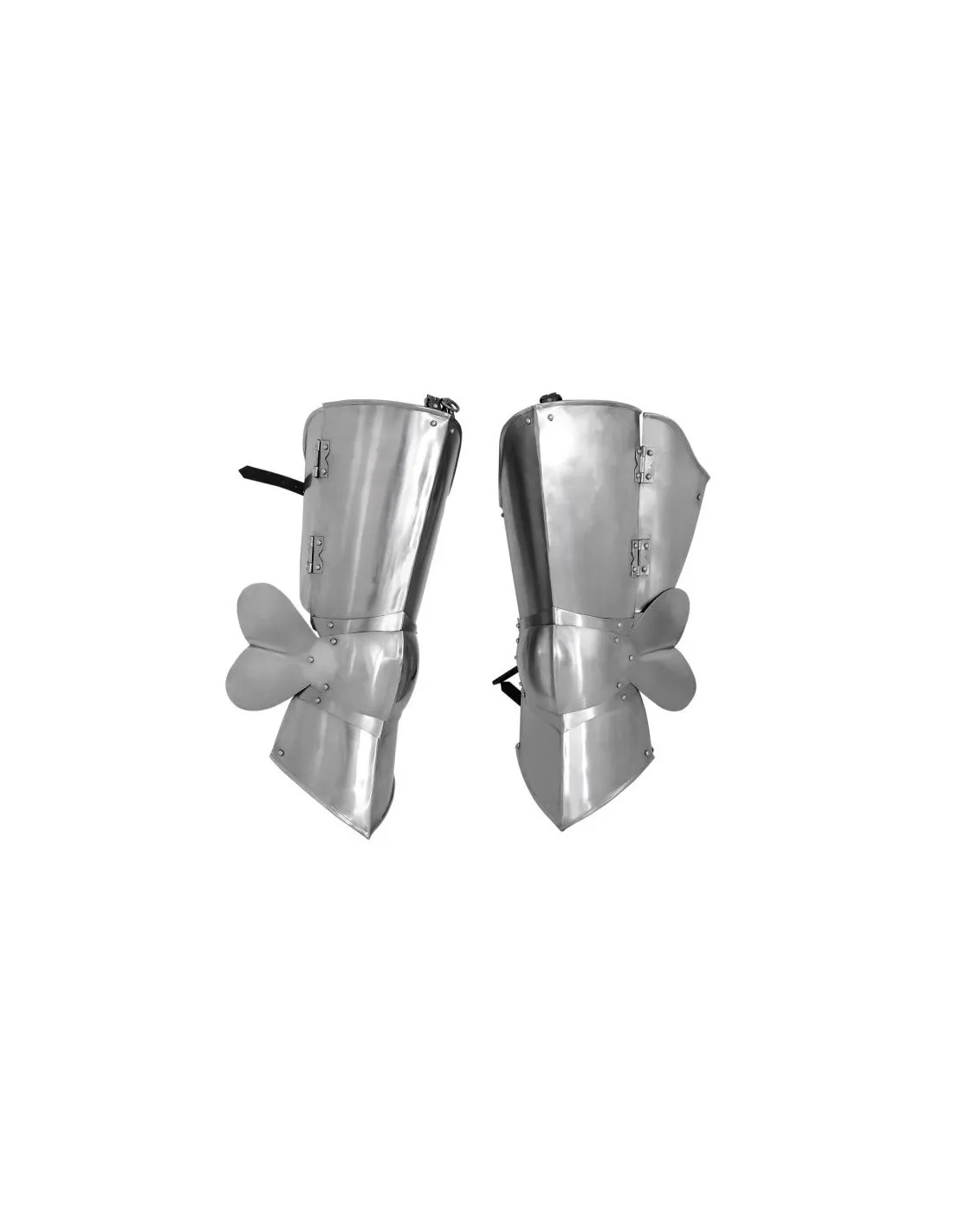 Armadura medieval clásica para piernas