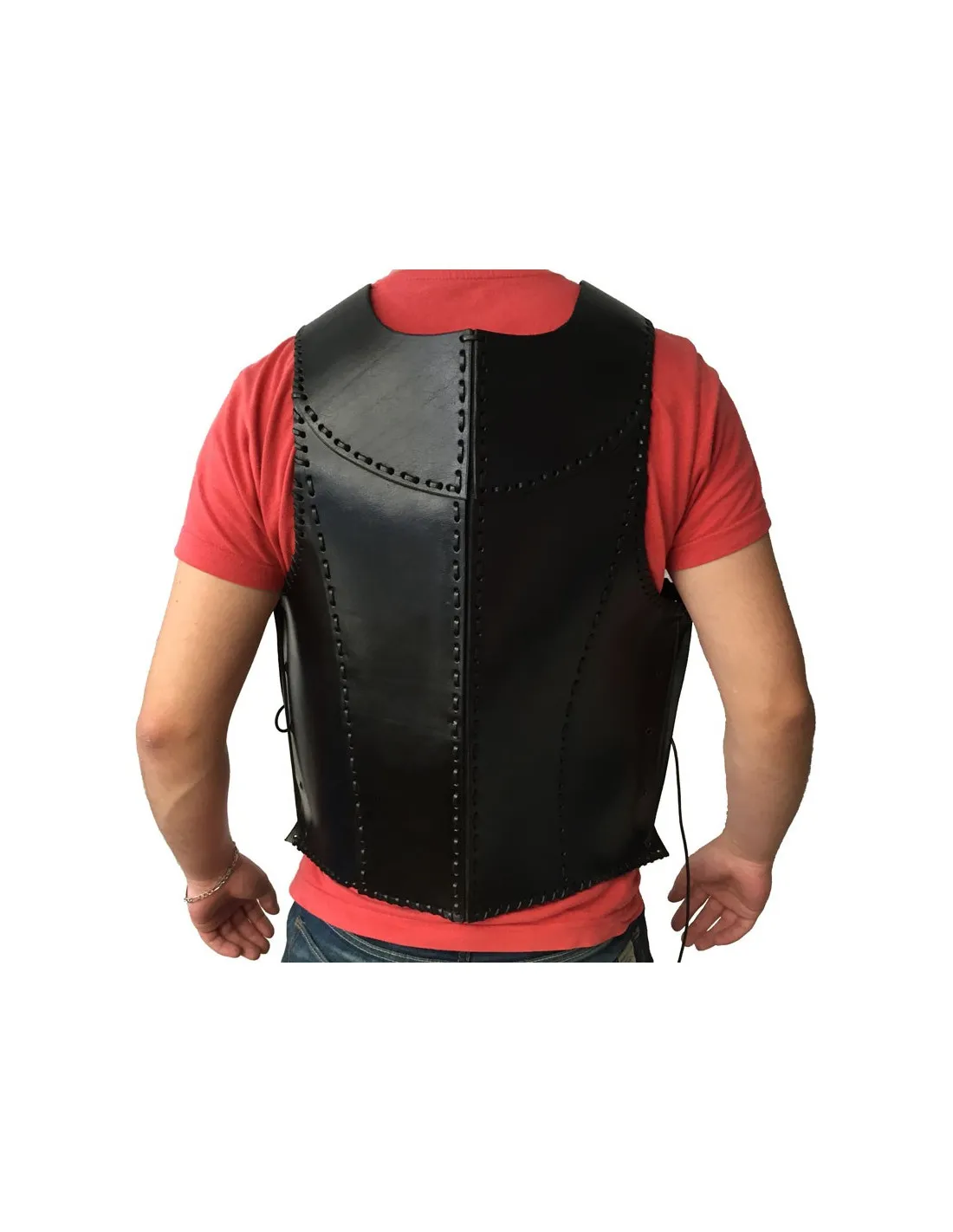 Armadura medieval cuero negro