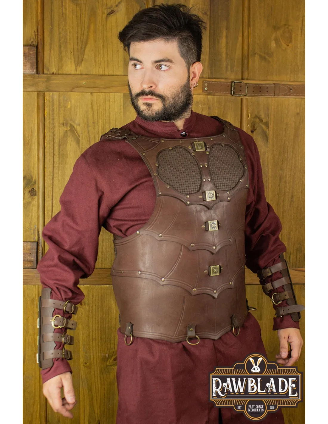 ARMADURA MEDIEVAL EDEKAN  MARRóN