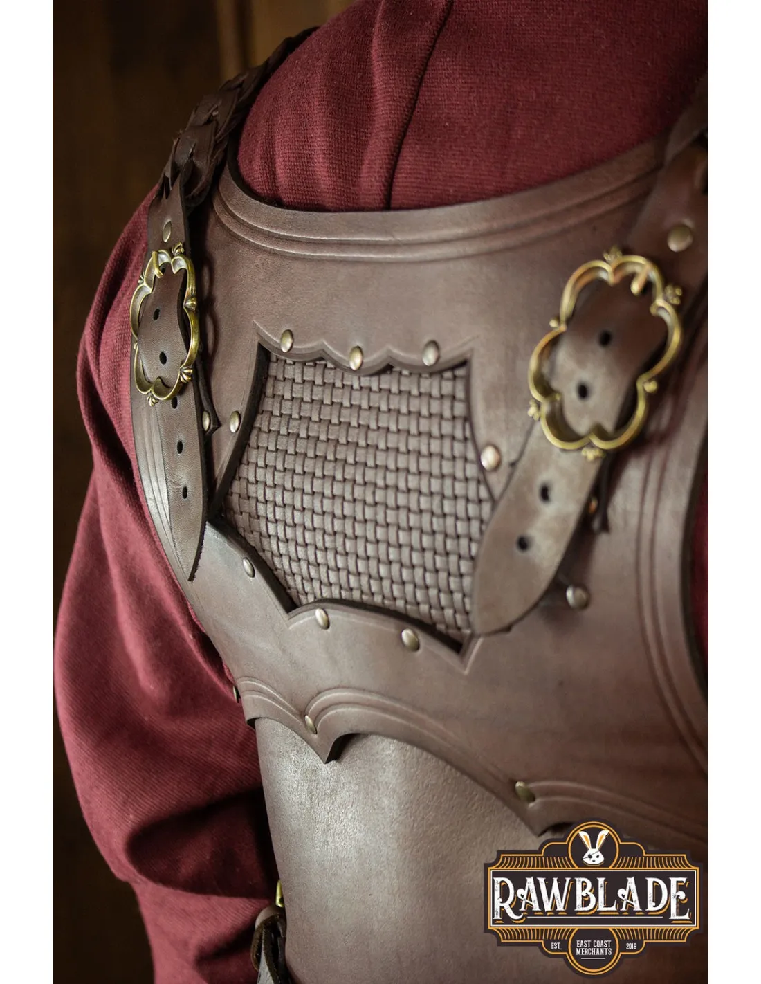 ARMADURA MEDIEVAL EDEKAN  MARRóN
