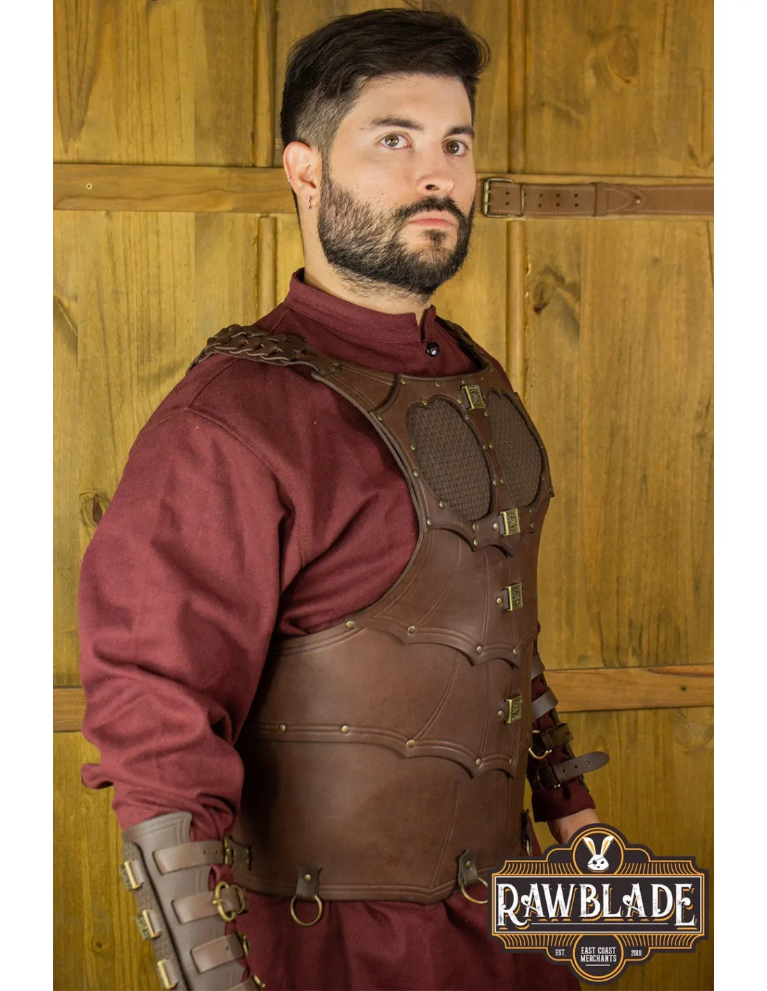 ARMADURA MEDIEVAL EDEKAN  MARRóN