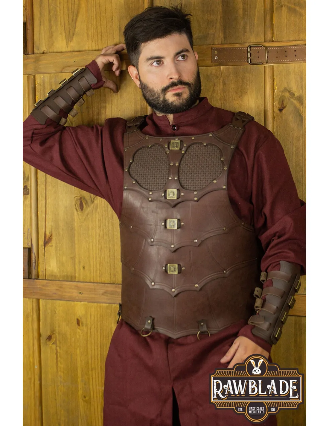 ARMADURA MEDIEVAL EDEKAN  MARRóN