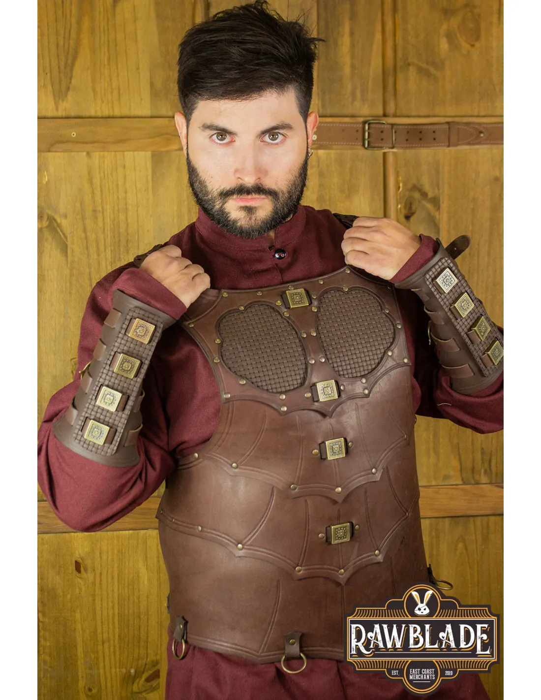 ARMADURA MEDIEVAL EDEKAN  MARRóN