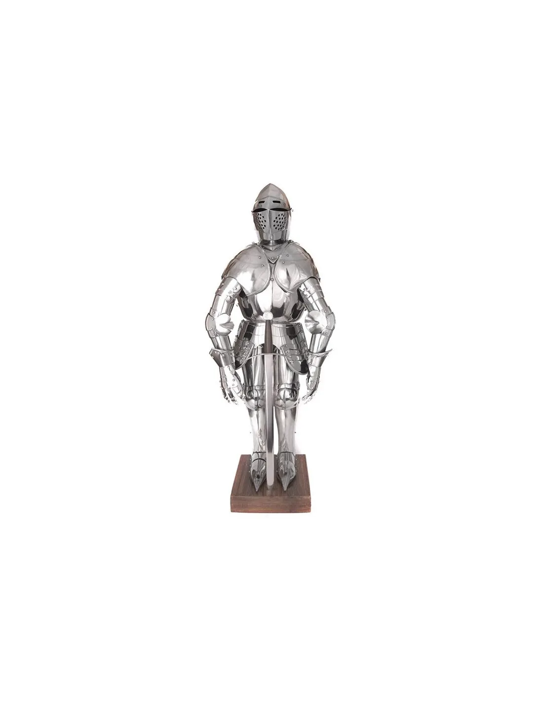 Armadura medieval miniatura, 71 cms.