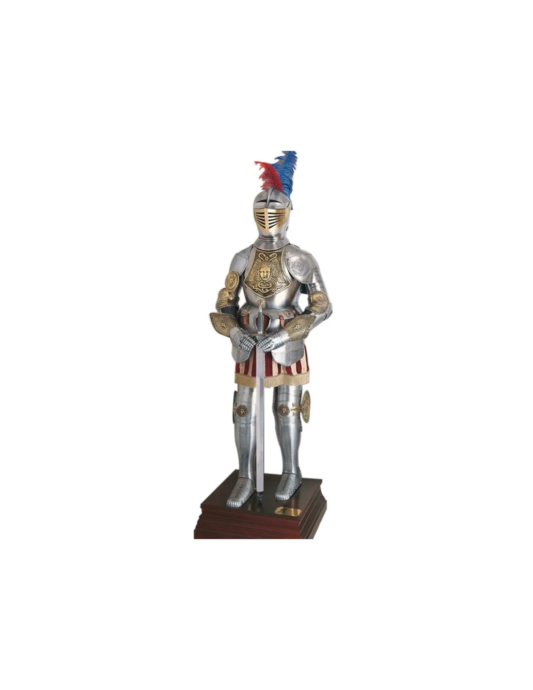 Armadura siglo XVI cincelada