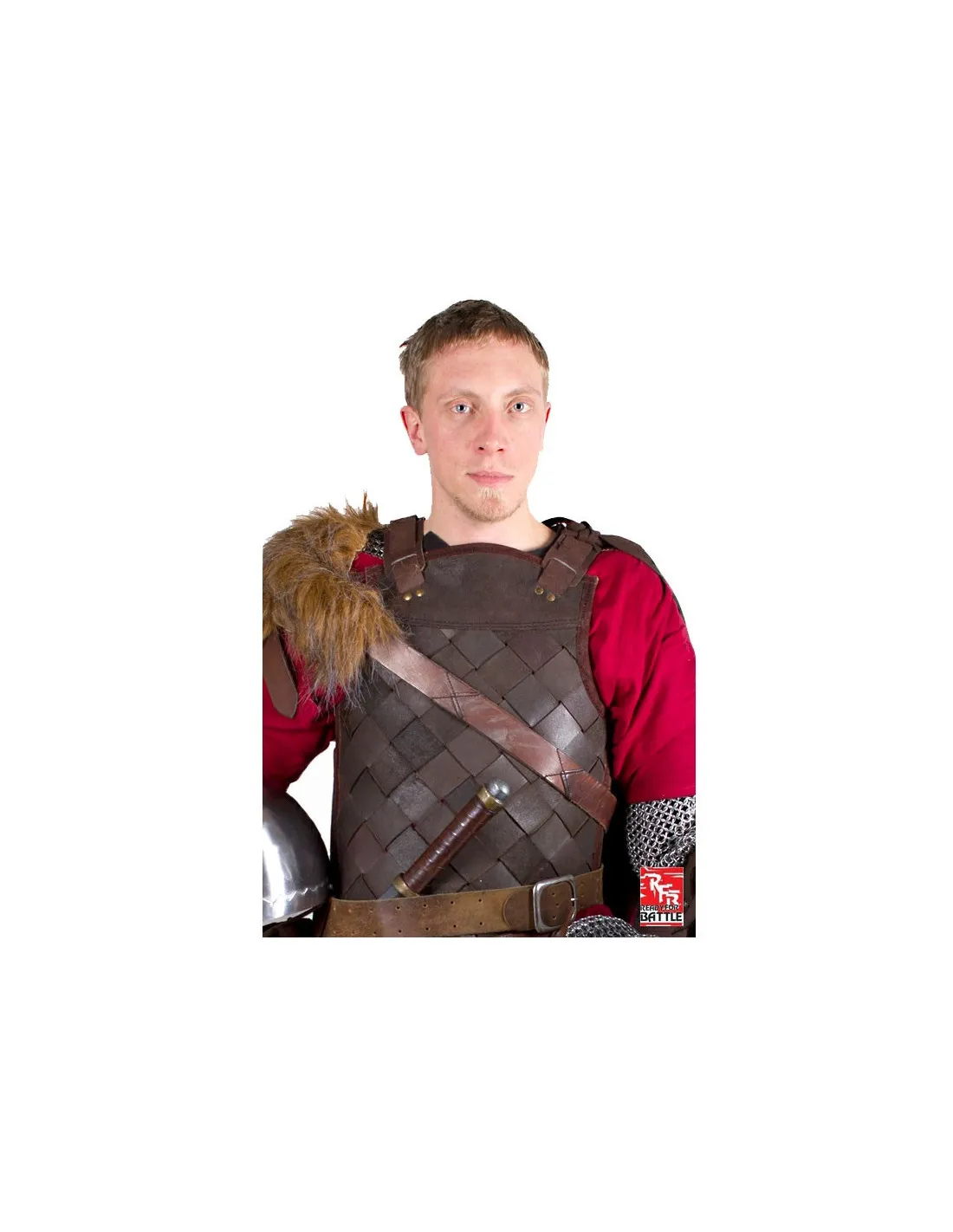 Armadura vikinga en cuero