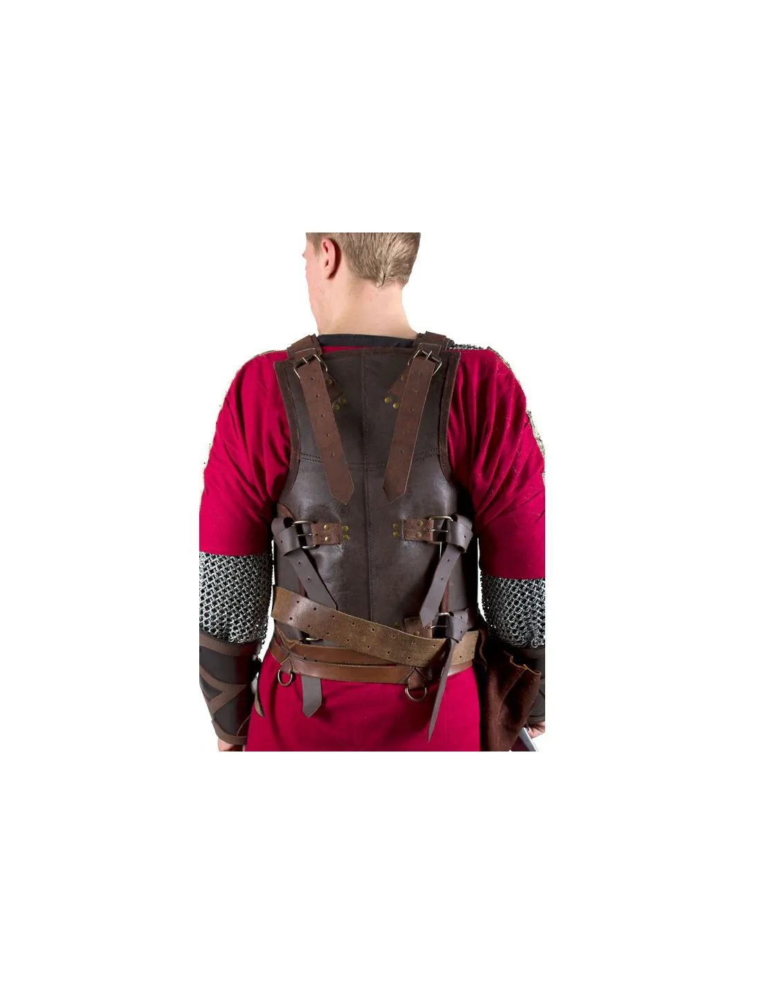 Armadura vikinga en cuero