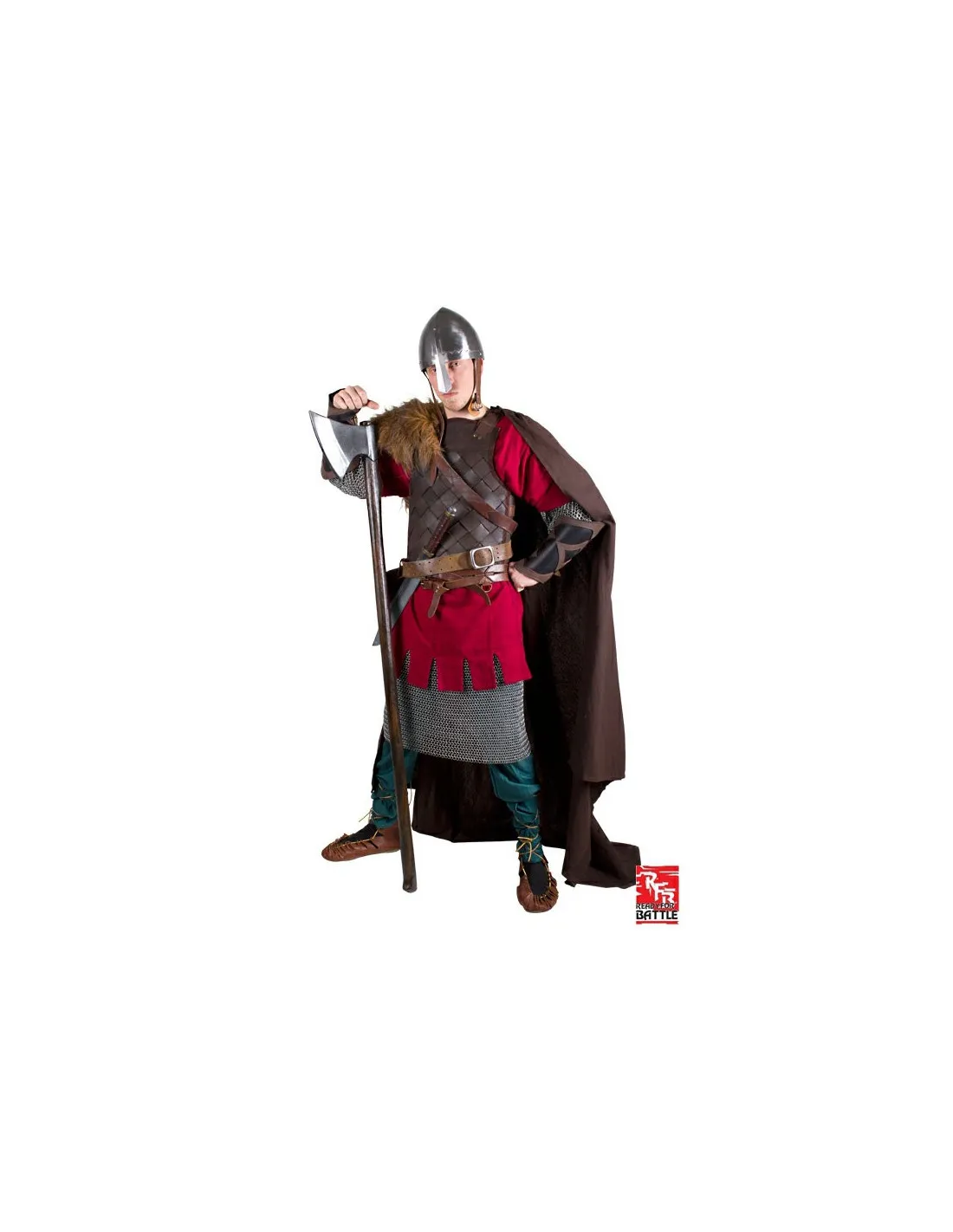 Armadura vikinga en cuero