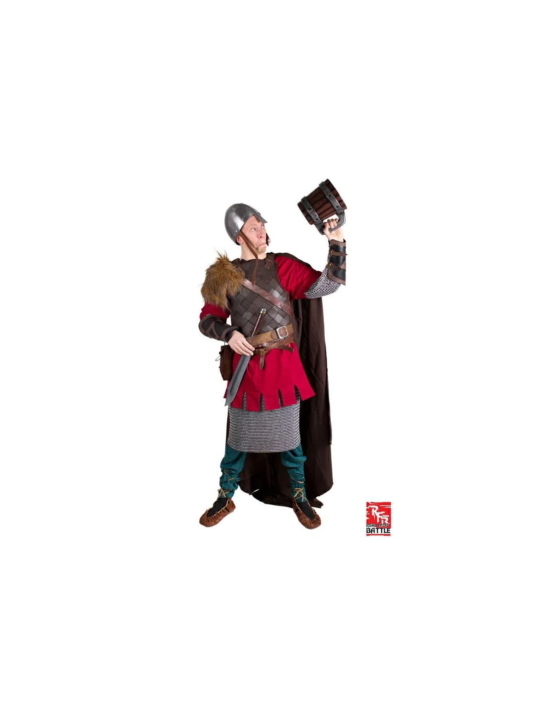 Armadura vikinga en cuero
