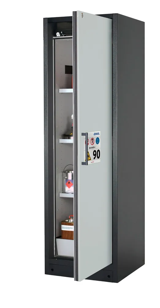 ASECOS ARMARIO TIPO 90 SELECT W63R, PUERTA DERECHA GRIS, ANTRACITA, APROBACIóN FM