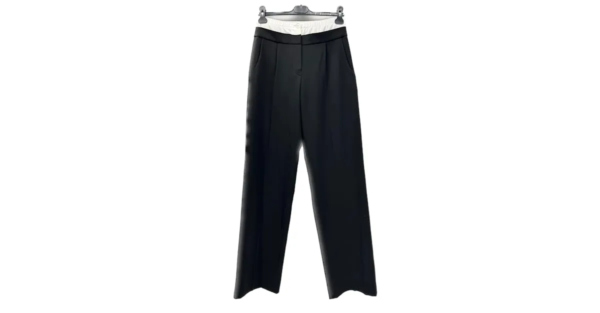Autre Marque NO FIRMA / Pantalón UNSIGNED T.Lana M internacional Negro 