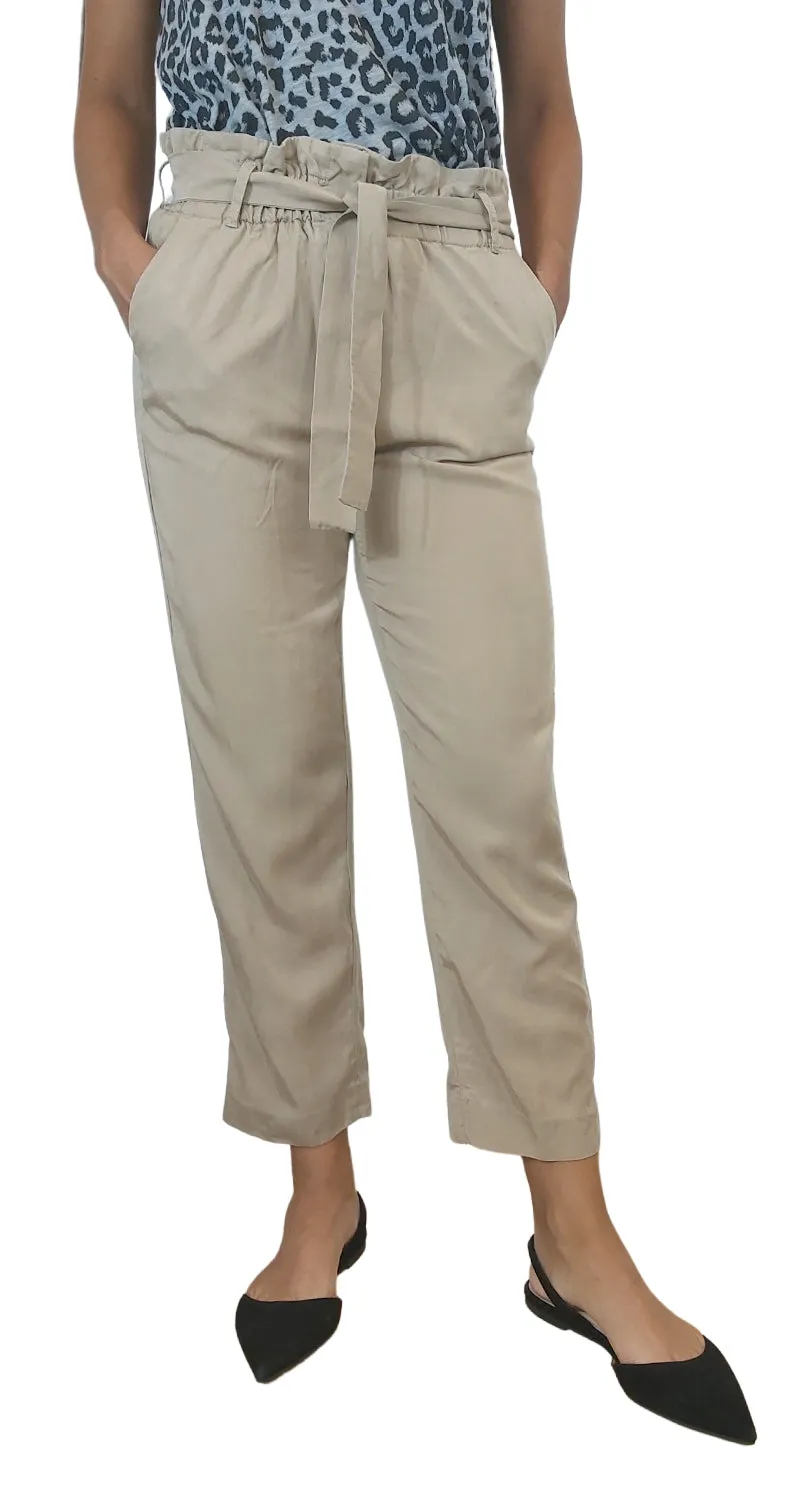 AWADA Pantalón Baggy Café
