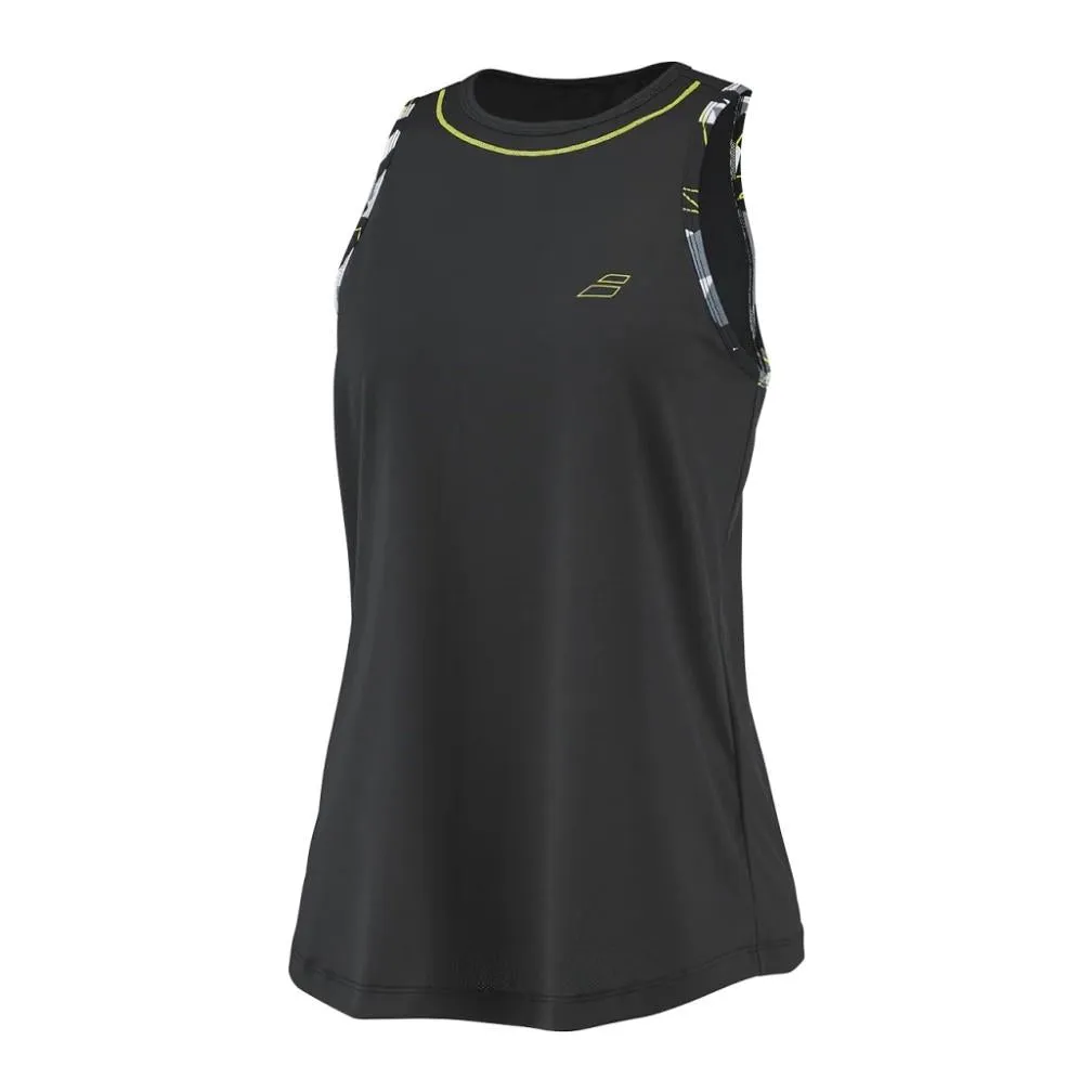 Babolat Tenis Tank Femenino Aero_Tank_Top Black/Black