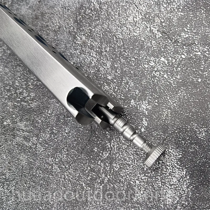 BALISONG THEONECUCHILLO CLáSICO CON AGUJERO AZUL BM42/BM43, ACCESORIO OSCILANTE CNC, HOJA 440C, BM535, BM537, BM46, BM47, BM49,