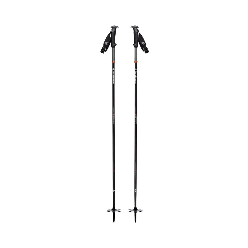 Bastones de esquí de travesía Black Diamond Carbon Compactor (Negro/Gris)