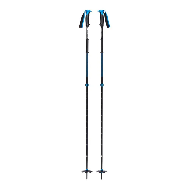 Bastones de esquí de travesía Black Diamond Traverse Pro (Negro/Azul)