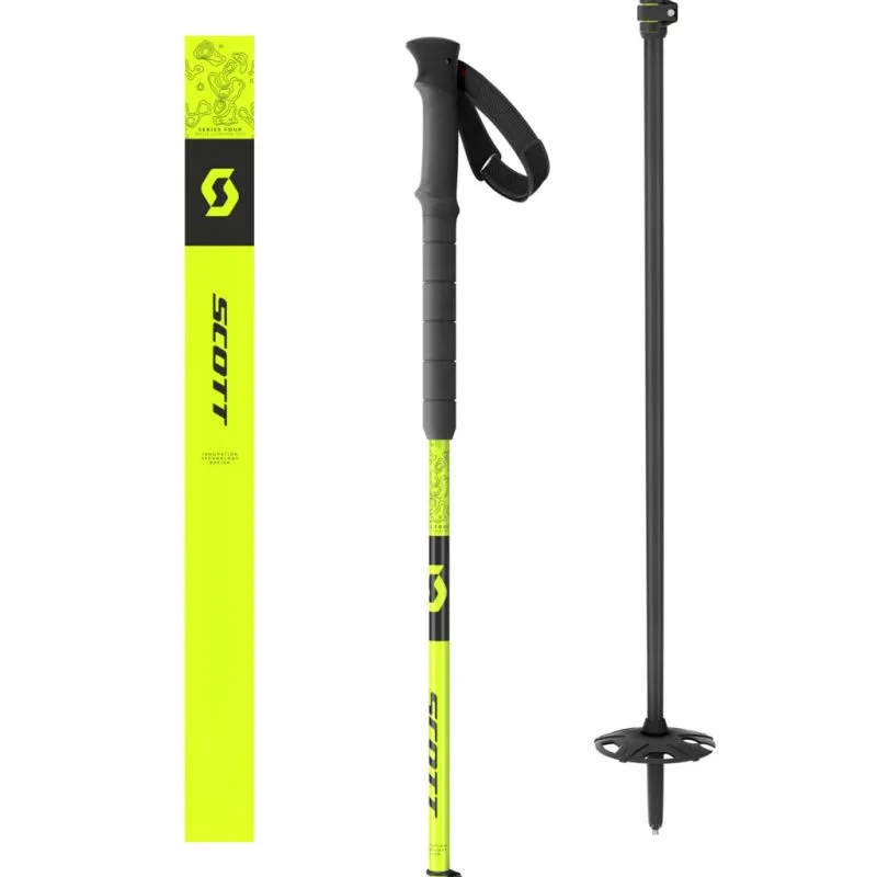 Bastones de esquí Scott Pole Proguide Srs (fluo yellow)