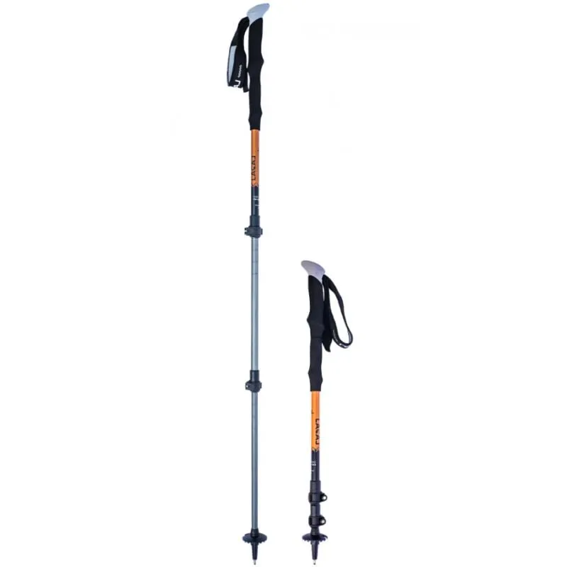 Bastones de senderismo Lacal ALU STICK 135 (Naranja)