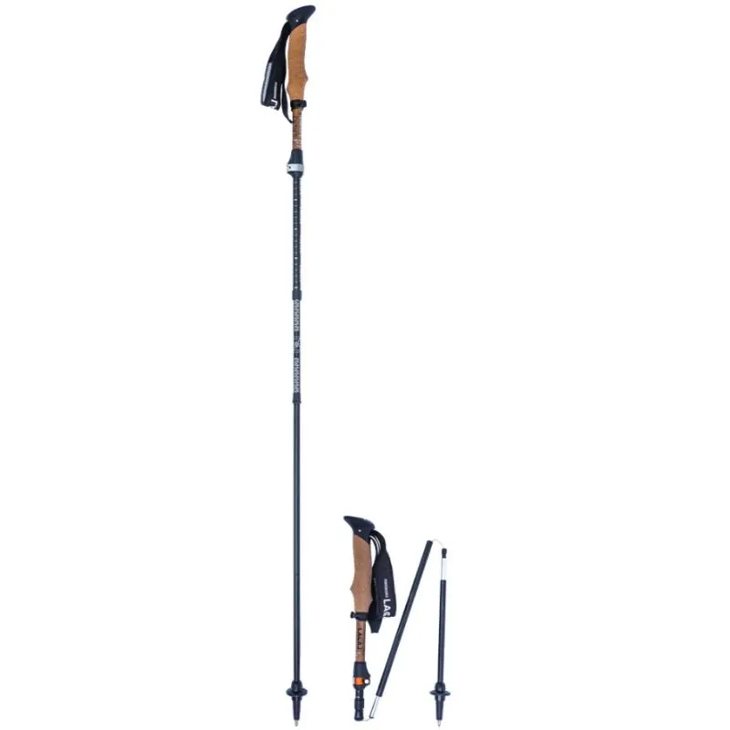 Bastones de senderismo Lacal QUICK STICK CARBONE 130 (Corcho)