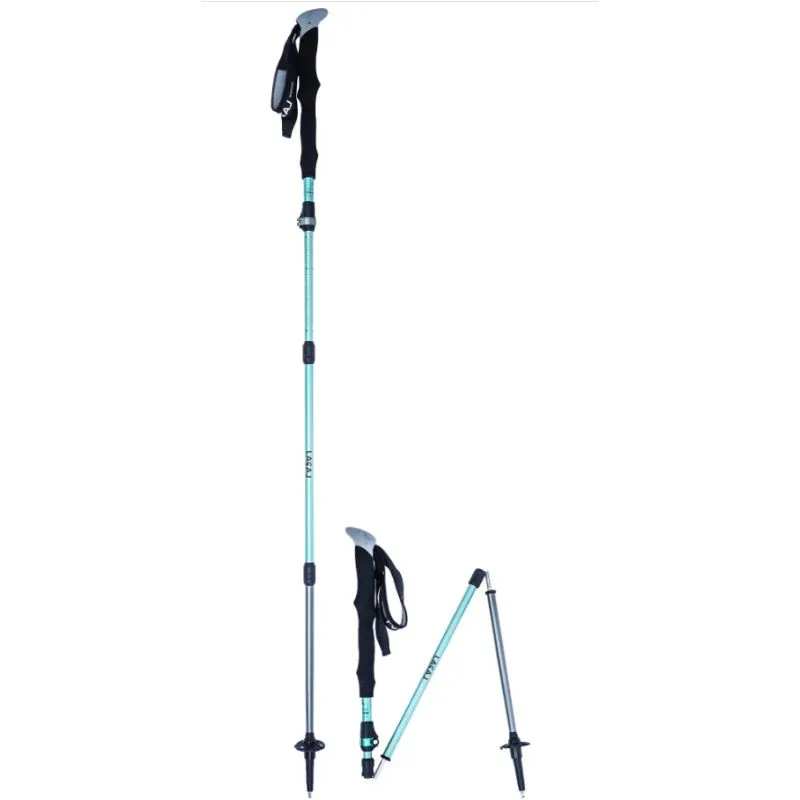 Bastones de senderismo Lacal QUICK STICK COMPACT ALU (Azul)