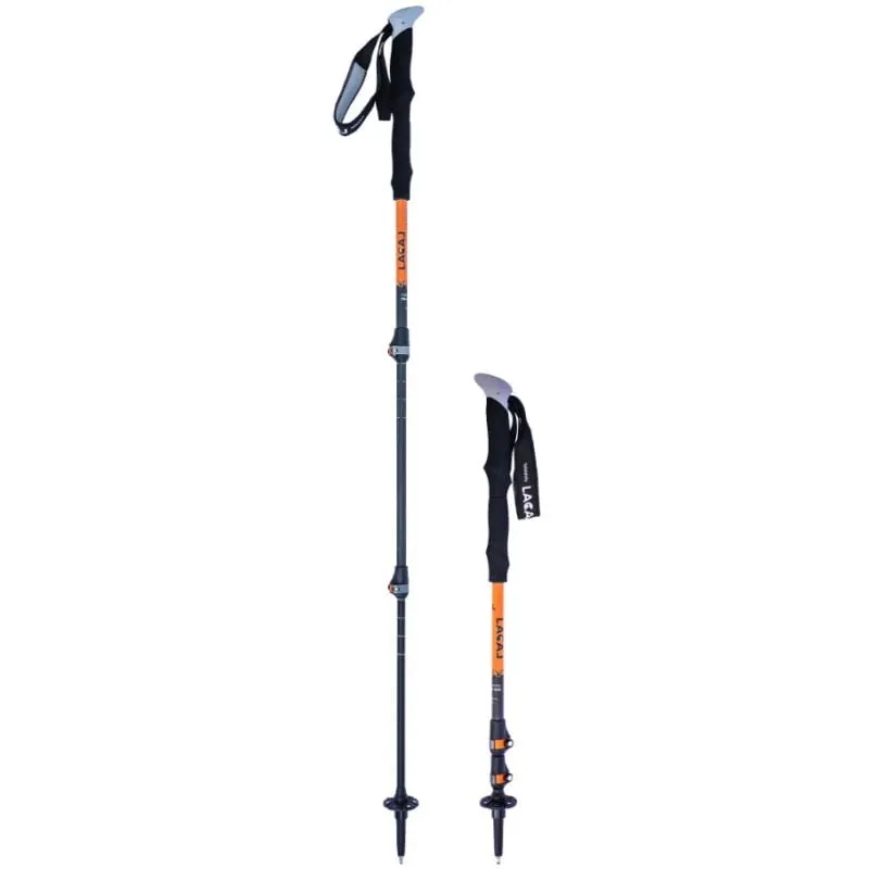 Bastones de trekking Lacal CARBON (Naranja)