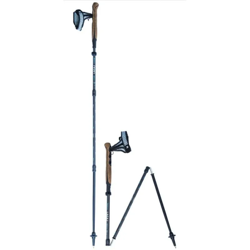 BASTONES DE TREKKING LACAL QUICK STICK CARBON 115121 (NEGRO))